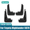 For Toyota Highlander XU70 Kluger     2024 Car Mudflaps Fender Mud Guard Flap Splash Flaps Protector Mudguards