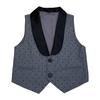 Children's Polka Dot Vest Tuxedo for Summer 2024 - Boys and Girls Performance Costume for Children's Day.