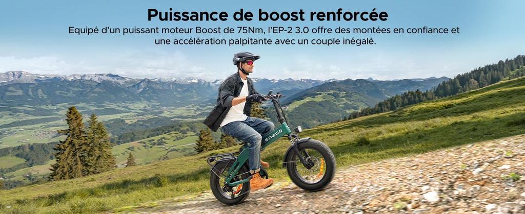 ENGWE Folding Electric Bicycle, 48V 13.5Ah Battery, Range Up To 120km, Foldable Design, All-terrain Application, EP-2 3.0 Boost