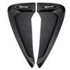 1Pair Carbon Fiber Look Air Flow Vent Fenders Side Car Hood Decorations Sticker