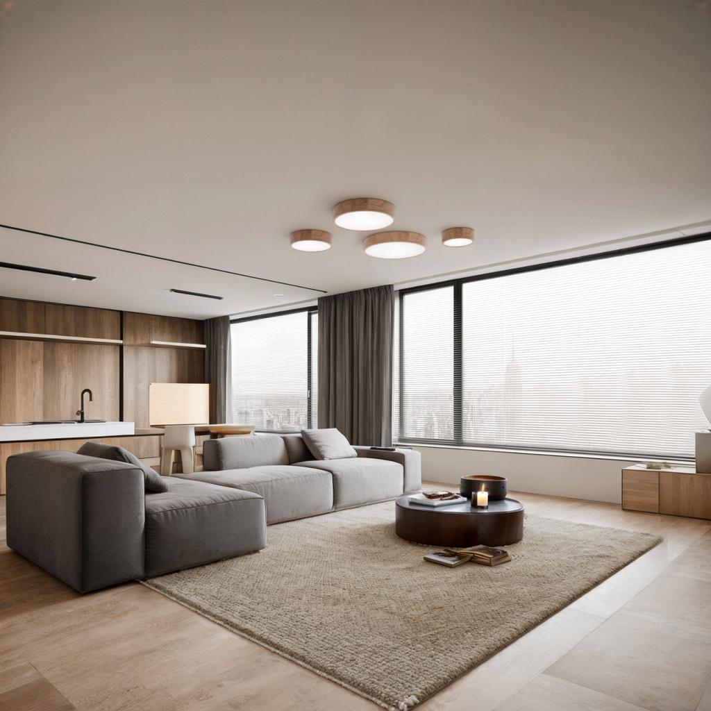 Ceiling Lamp Cleo Dr275 48W Oak