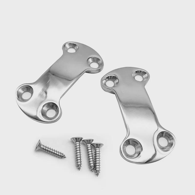"Stainless Steel 304 Adjustable Tension Buckle and Binding Plate for Marine Yacht Accessories."