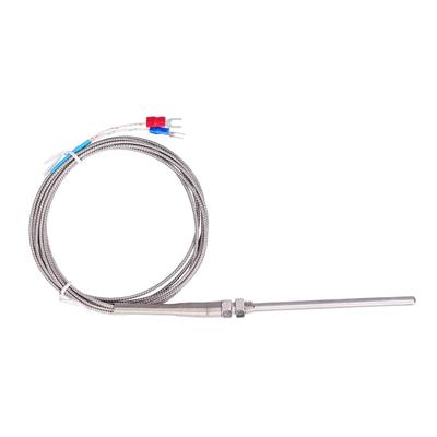 K-Typ-Thermoelement-Temperatursensor, Thermosonde, Edelstahl, 0–600 Grad Celsius, WRNT?187Gewöhnlich