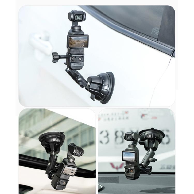 Camera Suction Cup Bracket for Pocket 3 Sports Camera Fixing Holder Stand 1/4 Threaded Mount Adapter Base