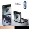 Premium Ultra-Thin Magnetic Protect Phone Case for Samsung Galaxy Z Flip 7 FE 6 5 4 3 Anti-fall Solid Color Plating Back Cover
