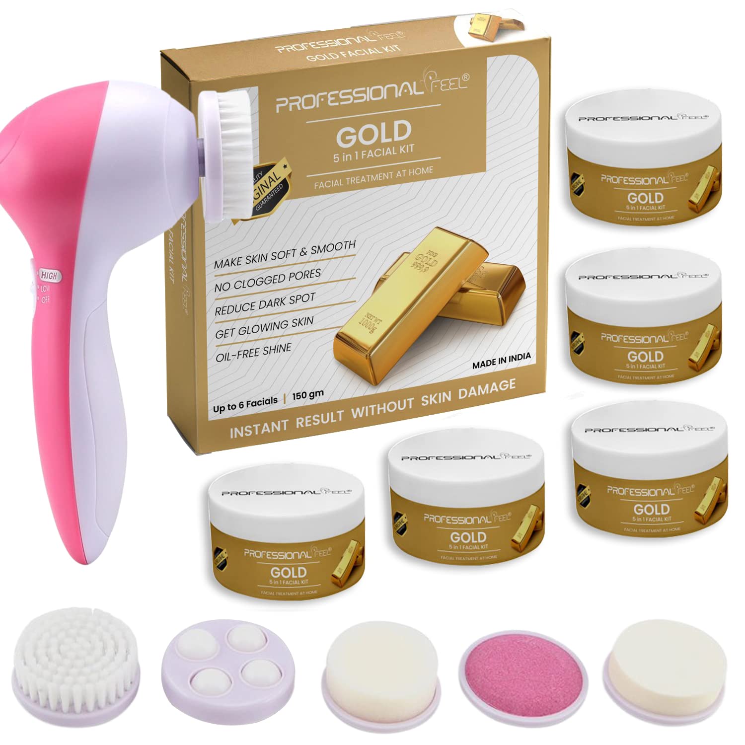 Professional Feel Gold Lotus Facial Kit