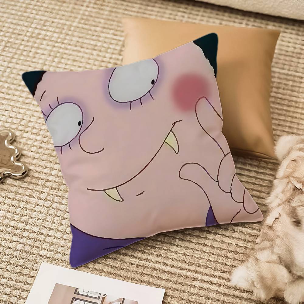 Mona The Vampire Pillow Case Anti-dustmite Invisible Zipper Sofa Bed