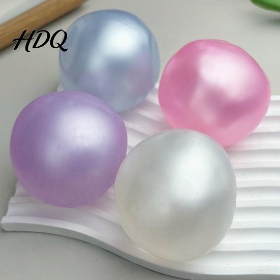 Quiet Fidget Toy Shapeable Stress Ball Toy Anxiety Relief Pearlescent Squeeze Relaxing Soft Moldable Desk for Kids Adults