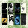 Coque de téléphone peinte Alien Vs Predator pour Samsung S25,24,23,22,21,S20,Ultra,Plus,FE Housse souple noire