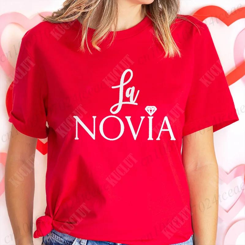 Team Bride Tribe T-Shirt Junggesellinnenparty Shirt für Spanische Brautparty Hochzeitsfeier Oberteile Brautjungfer Kurzarm T-Shirts