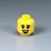 9pcsMOC Blocks 8034 8046 Traditional smile laugh expression 4cm Figure Face Printed Head Assembled Construction Bricks Children Playthings