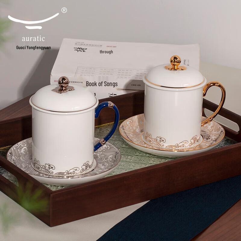 

Yongfengyuan Pearl of the Sea Ceramic Office Cup Set
