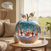 Christmas Apple 2D Acrylic Stand: Festive Desktop Decoration Gift