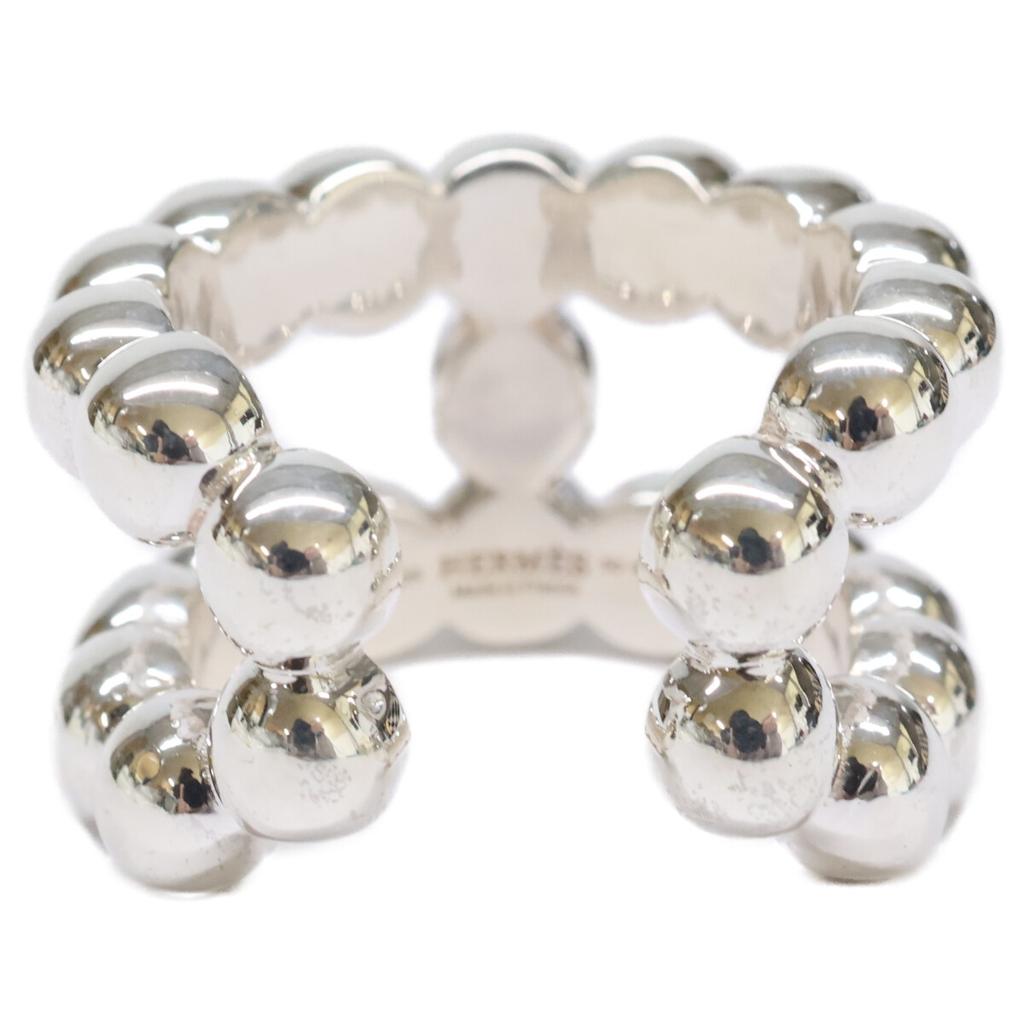 HERMES Ag925 Chaine d'Ancre Parade Ring ring 50 SilverUsed