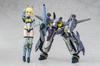 Aoshima Bunka Kyozai VFG Macross F Super Messiah Approximately 155mm Plastic Model Kit VF-25S MC-18 (Airplane), Tall, Pre-Colored