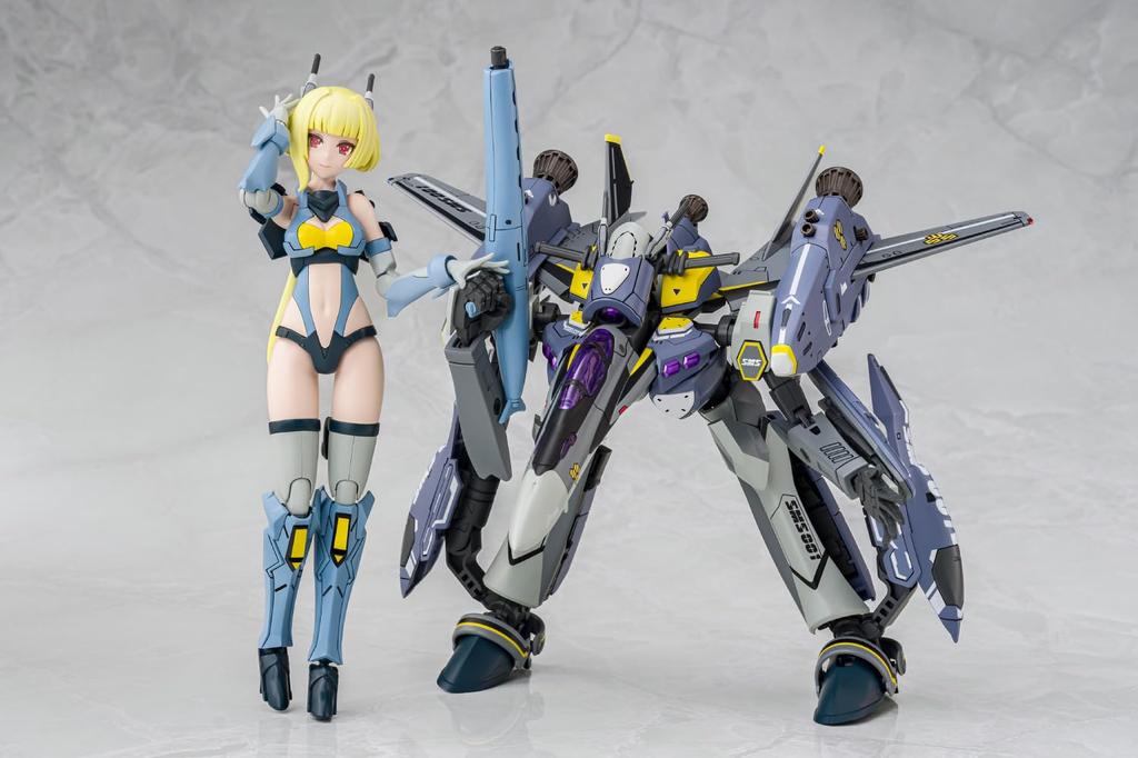 Aoshima Bunka Kyozai VFG Macross F Super Messiah Approximately 155mm Plastic Model Kit VF-25S MC-18 (Airplane), Tall, Pre-Colored