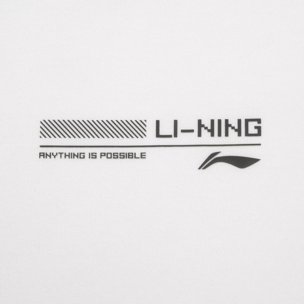 Li Ning Fitness Series Round Neck Logo Letter Stitching Casual Sports Sweatshirt Men sweatshirt AWDV615-7