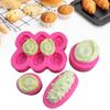 Fondant Molding Tool Flexible Silicone Cake and Cupcake Decorating Mold Cucumber/Abalone Shaped Dessert Making Mold