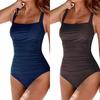 St. Mote Sexy Ensfarget One-Piece Badedrakt for kvinner Monokini Summer Beach Badetøy