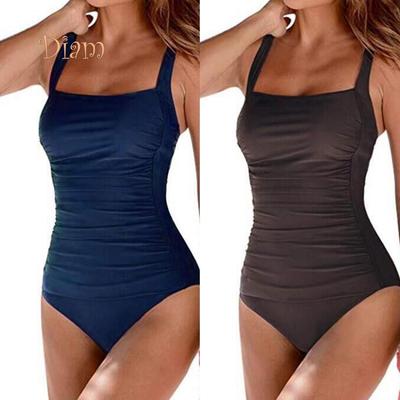 St. Moda Seksi Düz Renk Tek Parça Kadın Mayo Monokini Yaz Plaj Mayo