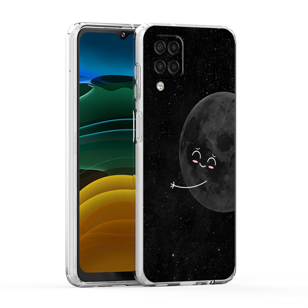 Couple Cartoon Aesth Sun Moon Phone Case For Samsung A13 A33 A35 A55 A73 A53 A23 A51 A71 A21S A31 A41 A05s A03S A15 A25 5G Cover