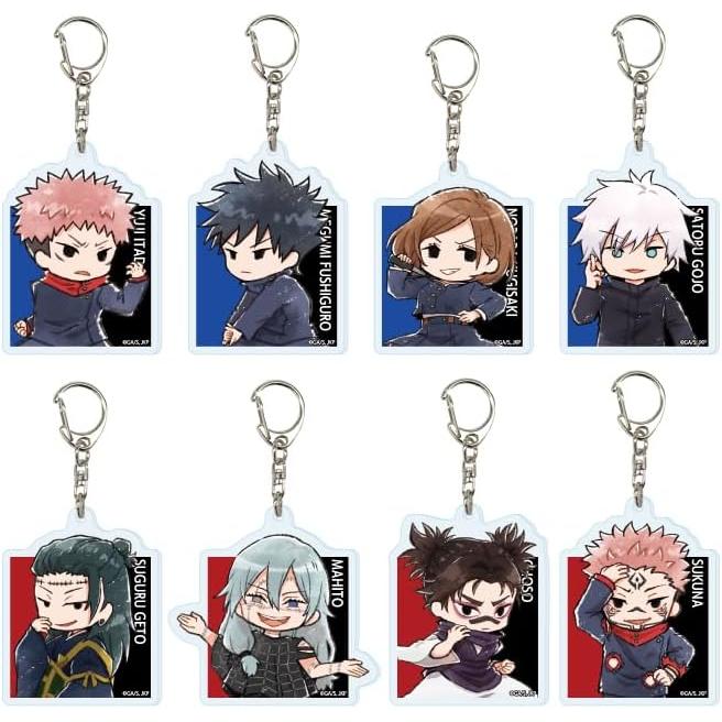 Jujutsu Kaisen Vol. 14 Acrylic Keyholder Complete Set - Box of 8 - 65mm