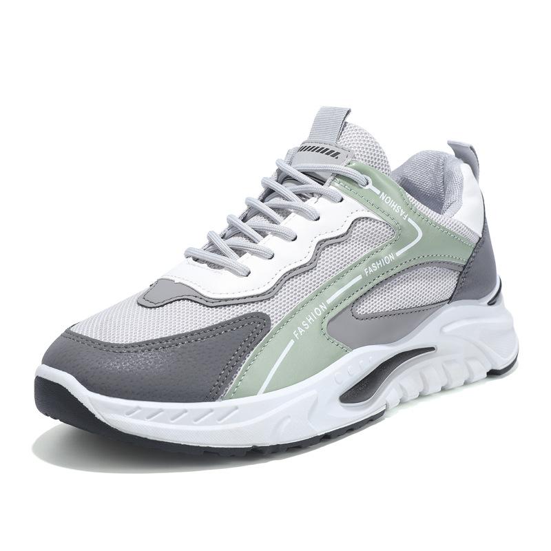 Men's shoes breathable lace-up running shoes men's casual shoes fashion versatile daily sports shoes trendy travel shoes