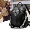 Women's Versatile Soft Leather Backpack: Stylish Large-Capacity Travel Bag