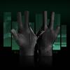 Open Finger Billiard Pool Gloves Adjustable Sticker Polyester Snooker Billiards Gloves Smooth Soft Portable Training Accessories