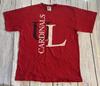 Vintage University Of Louisville Cardinals T-Shirt Y2K Briar Creek Größe XL Rot