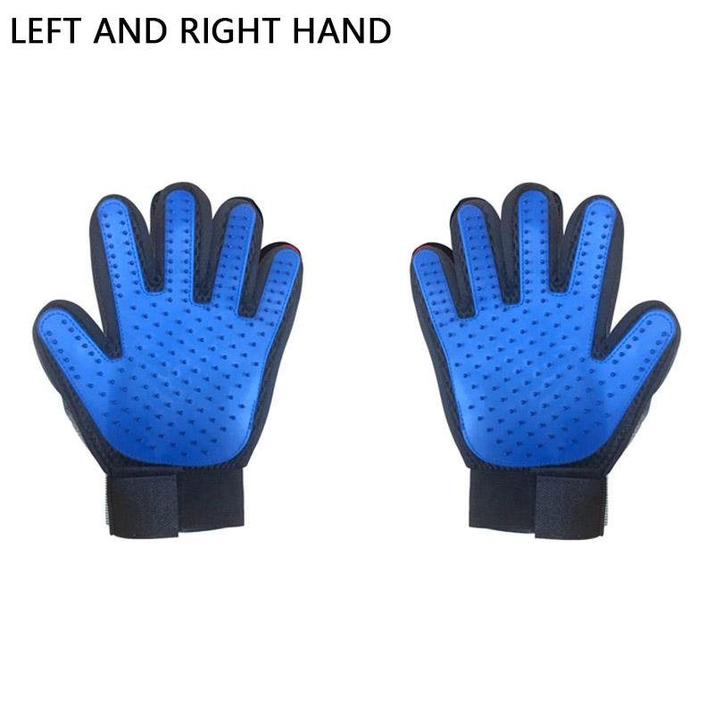 2Pcs Cat Grooming Glove For Cats Wool Glove Pet Hair Deshedding Brush Comb Glove For Pet Dog Cleaning Massage Glove For Animal