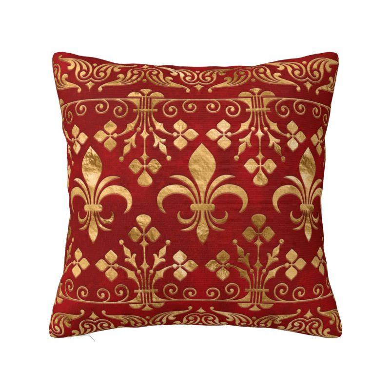 Custom Royal Standard Napoleon France Flag Pillow Case French Empire Coat Of Arms Chair Cushion Cover Square Pillowcase