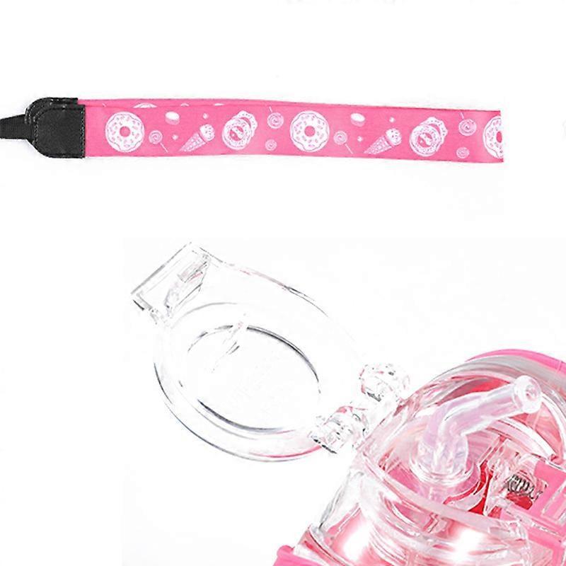 children water bottle portable kettle with straw summer cartoon cute plastic cup