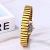 Cute Waterproof Gold Analog One Size Fits Stainless Steel Stylish Quartz Gold Perfect Gift for Day Women's Watch Display, Most, Strap, Bracelet,