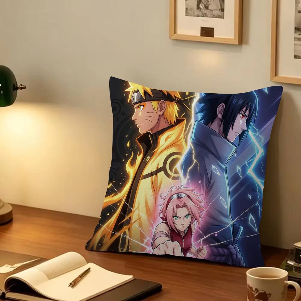 NARUTO anime Cushion Cover Decorative Pillow Sofa Home Decor case pillow cases