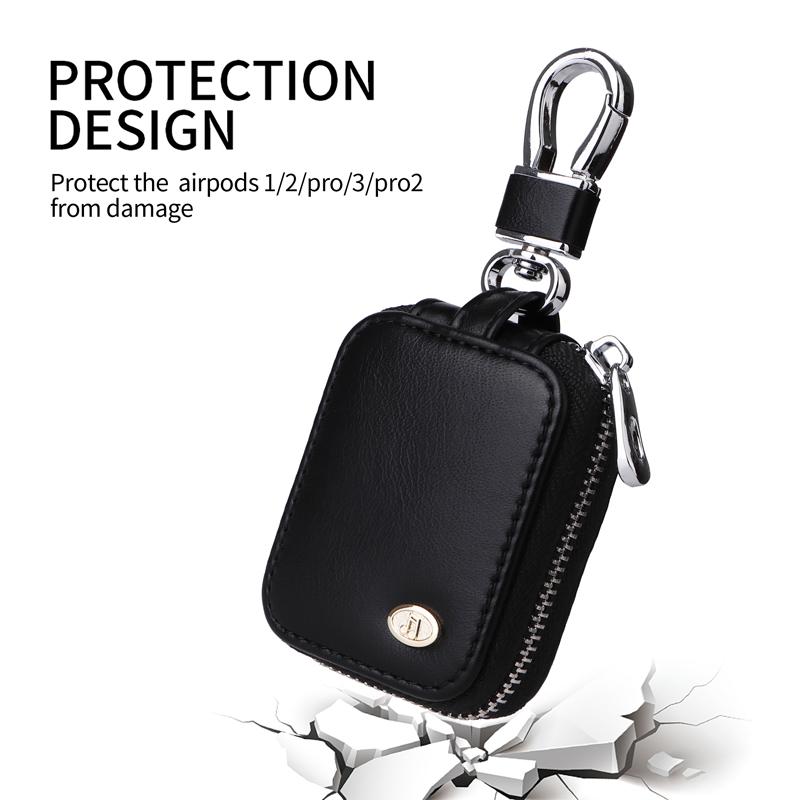 For Apple Airpods 4 3 Bluetooth Case Leather Airpods three generation Protective Case pro2 Galaxy Buds 3 3Pro Headphone Case