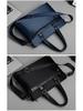 Men's Waterproof Oxford Conference Crossbody Briefcase