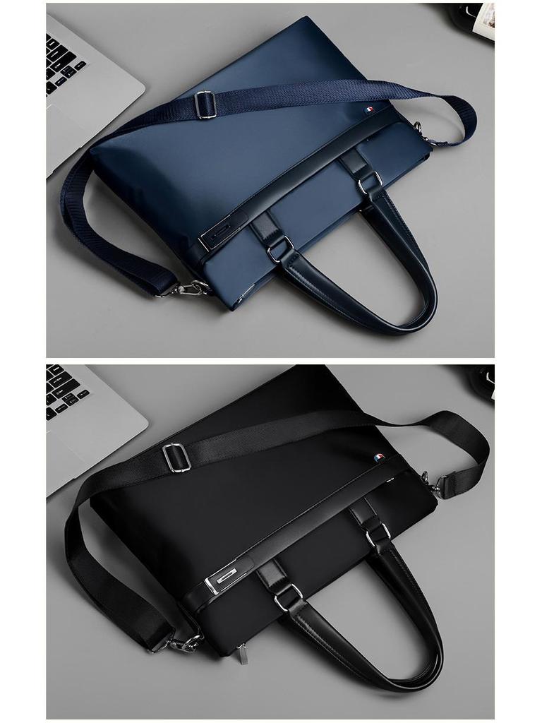 Men's Waterproof Oxford Conference Crossbody Briefcase