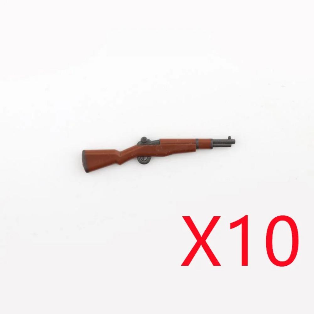 WWI WWII Building Blocks Soldiers Military Accessories Bomb Two-color Gun Mini Brick Weapons Gift Toy AKM Helmet RPG Grenad X026