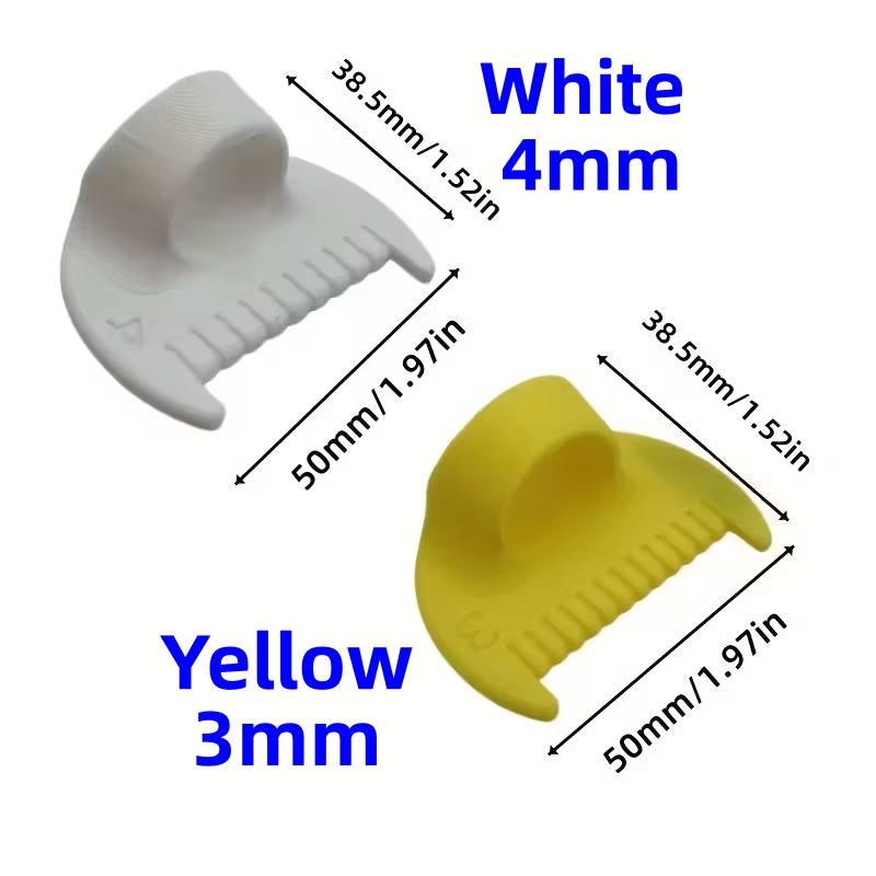 

2pcs Edge Seam Lock Tools, 4mm & 3mm Spacing. Durable Plastic for Beginner & Senior DIY Hand Sewing. Ergonomic Design