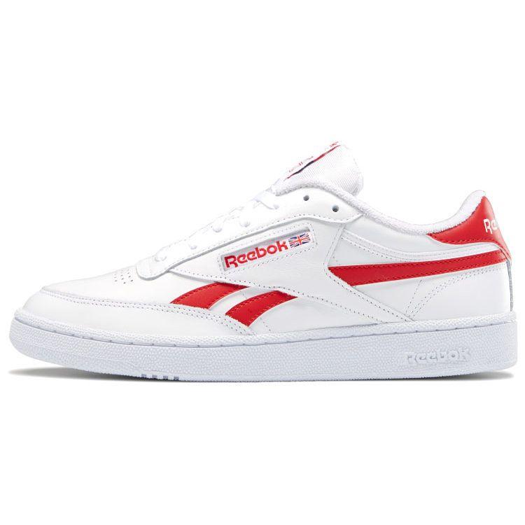 

Reebok Club C Revenge White Vector Красные кроссовки унисекс Cloud-White H04170 42.5