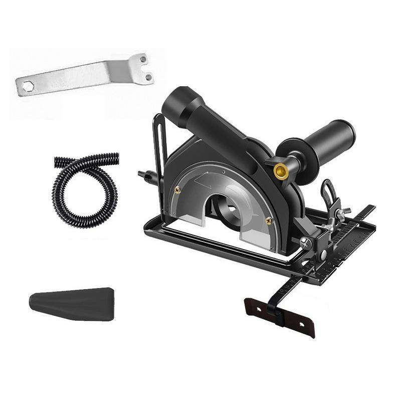 Winkelgrinder-Ständer Winkelgrinder-Nachrüstsatz Trennmaschine Nutenbasis 45° verstellbar Für Tischwerkzeuge im Holzhandwerk