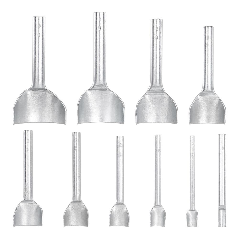 

10pc/set Leather Half-Round Hole Cutter, DIY Punch Strap Belt Wallet Bag Edge Cutting Tool, DIY Curve End Puncher with 5mm-50mm