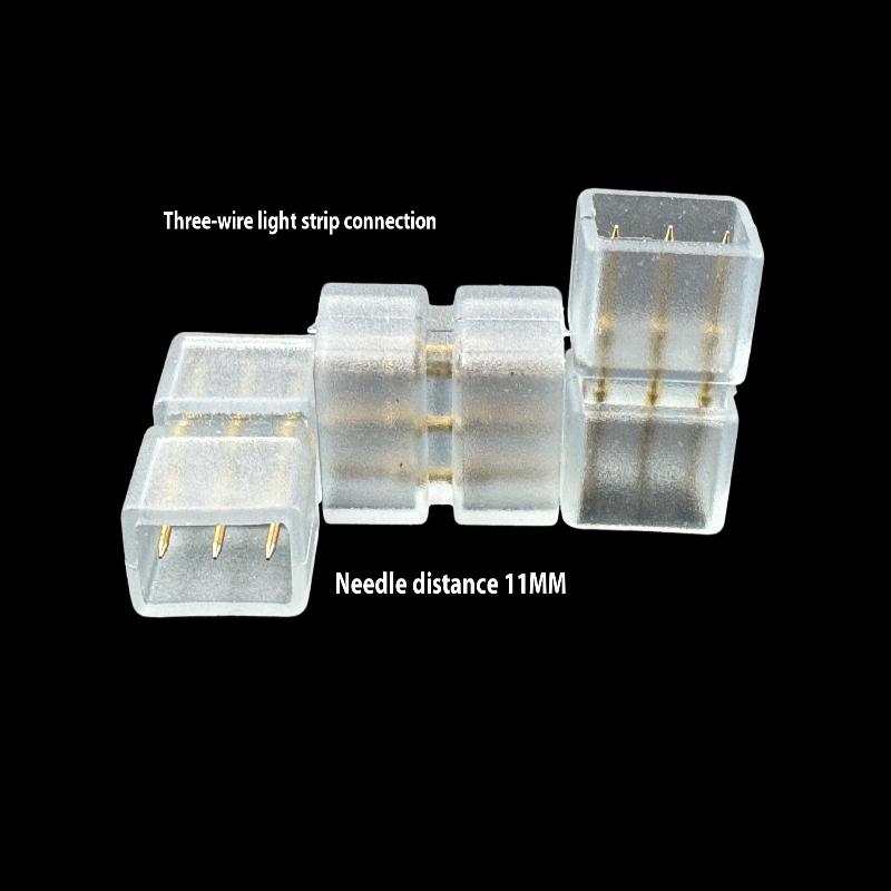 5Pcs Copper Rgb Connector Durable Gold 6/ 7/9/10/11/12/13Mm Led Strip Connector 2 Pin 3Pin 4Pin Terminals Connector Rgb