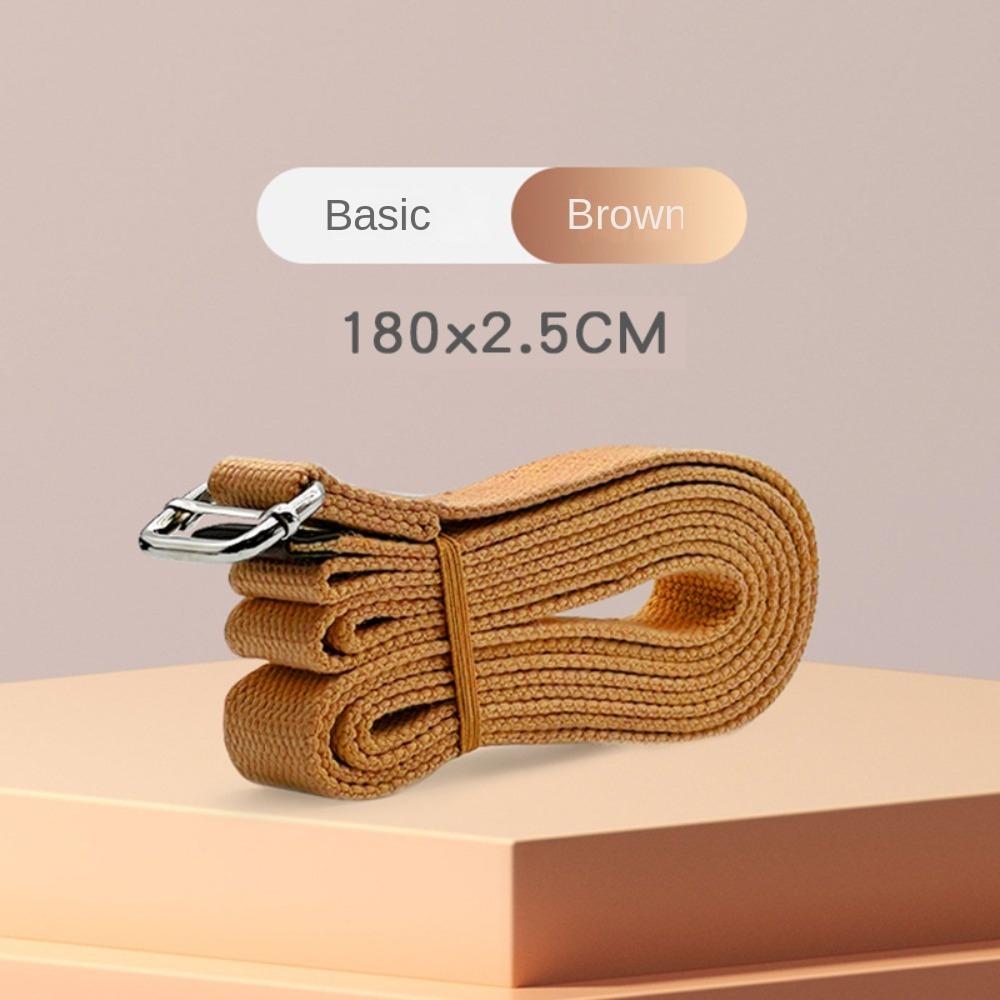 

Бандаж с поясом для йоги, практичный хлопковый пояс, новые пояса для йоги и фитнеса коричневый