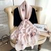 180*90cm Fashion Luxury Brand Scarf Women Shawl  Wrap Spring Muffler Hijab Bufanda Foulard Female Bandana Beach Stoles  Silk