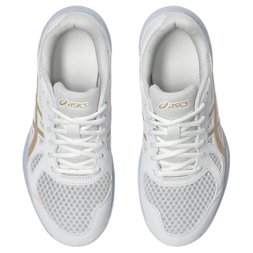 Asics Upcourt 6 White Champagne Women Sneakers 1072A107-103