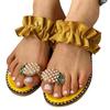 Fashion Summer Women Cute Pineapple Flat Sandals Toe Flip Flops Casual Slippers