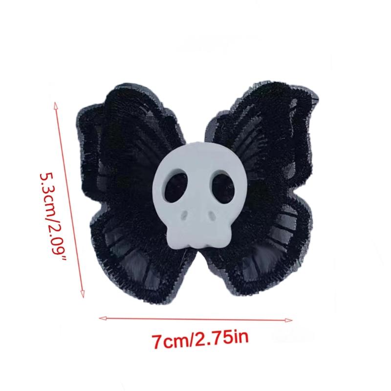 Vintage Dark Hairpin Steampunk Skeleton for Head Hair Clip Angel for Butterfly Headdress Hair Accessories for Performanc