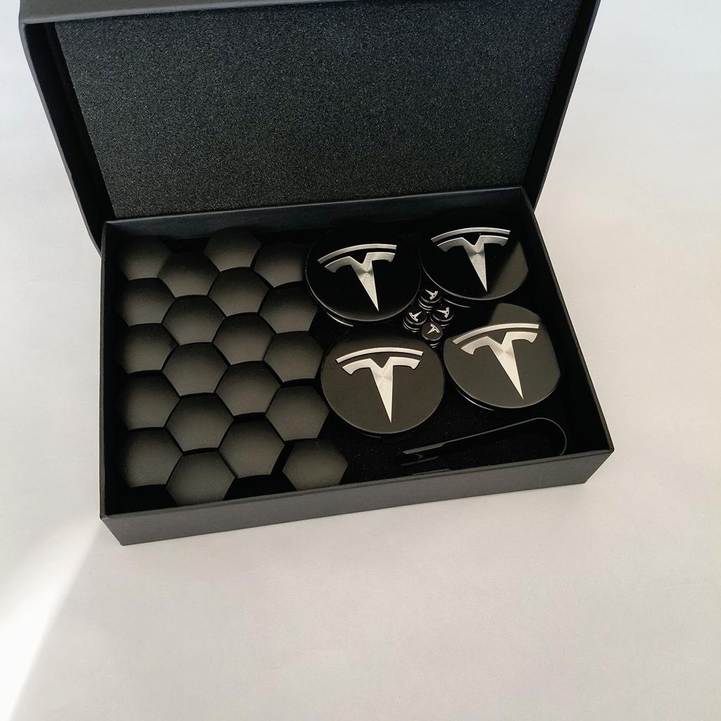 4pcs 29PCS 56mm Wheel Hub Center Caps For Tesla Model 3 Model Y Juniper Cover Hubcaps for Tesla Model Y X S 2023 Car Accessories